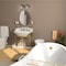 Designers Fountain Darby 18in 2-Light Weathered Iron Industrial Indoor Wall Sconce with Clear Seeded Glass Shades 87002-WI - alternate 2